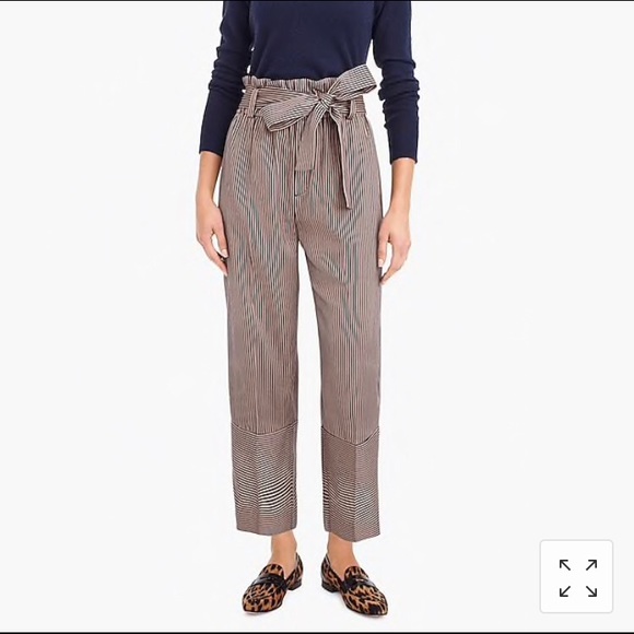 J Crew Point Sur Paperbag Pant 